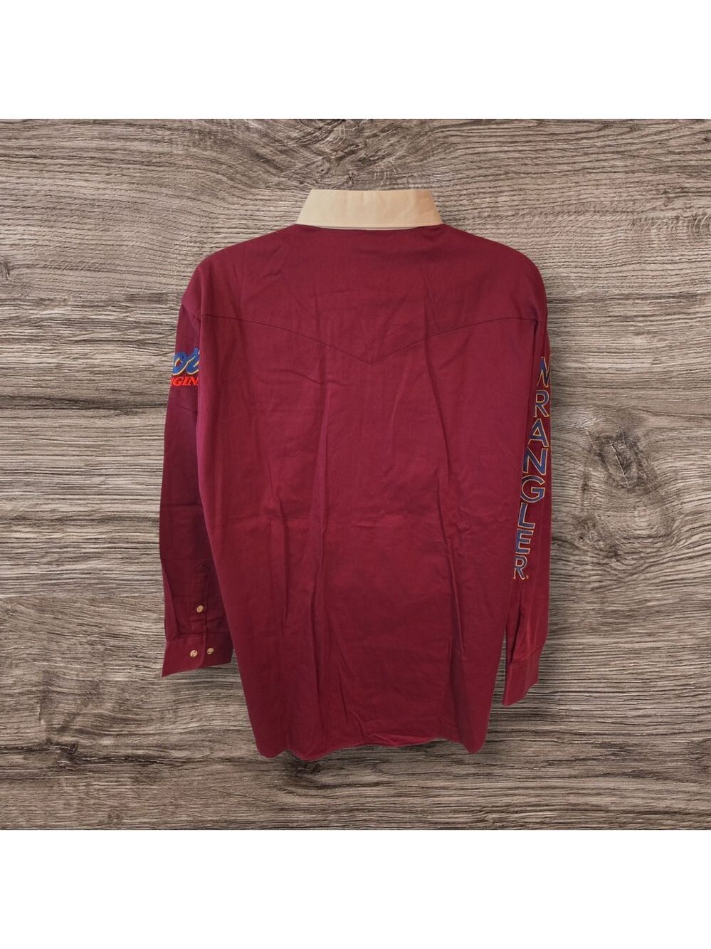 Men's Wrangler Coors Original Rodeo Long Sleeve Button Down Shirt Size XL - Picture 2 of 4